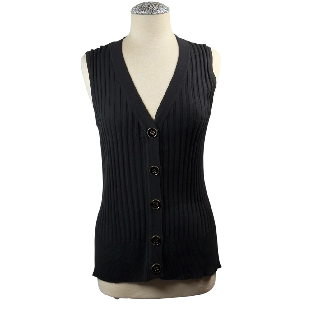 Cable & Gauge Dark Knit Top